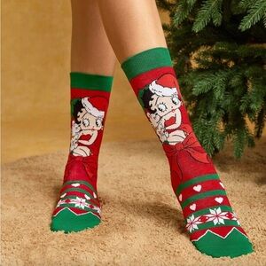 🎄NEW Festive Betty Boop Christmas Socks🎄